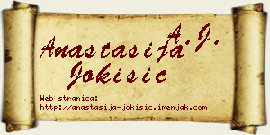 Anastasija Jokišić vizit kartica